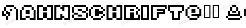 Bahnschrift-常规 (TrueType)字体转换